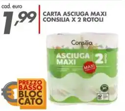 Italmark Carta asciuga maxi consilia x 2 rotoli offerta