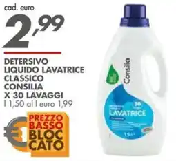 Italmark Detersivo liquido lavatrice classico CONSILIA offerta