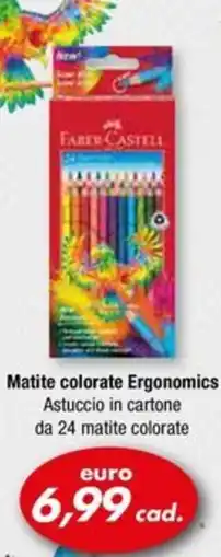 Italmark FARER CASTELL Matite colorate Ergonomics offerta