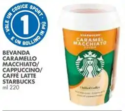Italmark Bevanda caramello macchiato/ cappuccino/ caffè latte STARBUCKS offerta