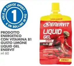 Italmark Prodotto energetico con vitamina b1 gusto limone liquid gel ENERVIT offerta