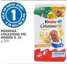 Italmark Merenda colazione più KINDER X 10 offerta