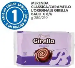 Italmark Merenda classica/caramello l'originale girella BAULI X 8/6 offerta