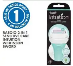 Italmark Rasoio 2 in 1 sensitive care intuition wilkinson SWORD offerta