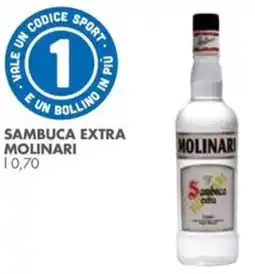 Italmark Sambuca extra MOLINARI offerta