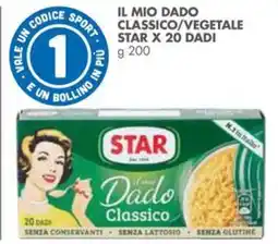 Italmark Il mio dado classico/vegetale STAR X 20 DADI offerta