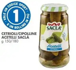 Italmark Cetrioli/cipolline acetelli SACLÀ offerta