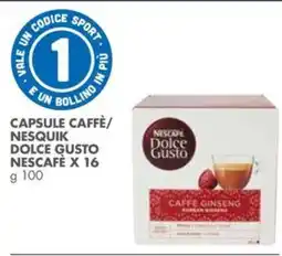 Italmark Capsule caffè/ nesquik dolce gusto NESCAFÈ X 16 offerta