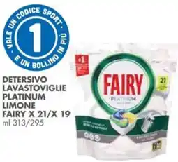 Italmark Detersivo lavastoviglie platinum limone FAIRY X 21/X 19 offerta
