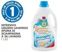 Italmark Detersivo liquido lavatrice SPUMA DI SCIAMPAGNA offerta