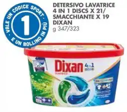 Italmark Detersivo lavatrice 4 in 1 discs x 21/ smacchiante x 19 DIXAN offerta