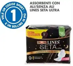 Italmark Assorbenti con ali/senza ali lines SETA ULTRA offerta