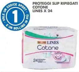 Italmark Proteggi slip ripiegati cotone LINES X 24 offerta