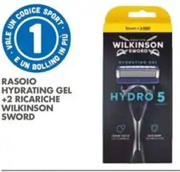 Italmark Rasoio hydrating gel +2 ricariche wilkinson sword offerta
