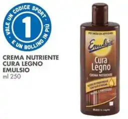 Italmark Crema nutriente cura legno EMULSIO offerta