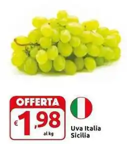 Carrefour Express Uva Italia Sicilia offerta