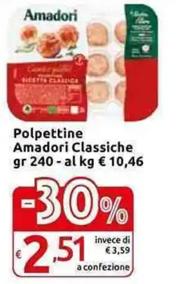 Carrefour Express Polpettine Amadori Classiche offerta