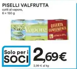 Ipercoop Piselli VALFRUTTA offerta