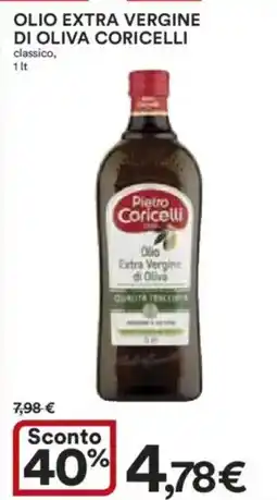 Ipercoop Olio extra vergine di oliva CORICELLI offerta