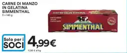 Ipercoop Carne di manzo in gelatina SIMMENTHAL offerta