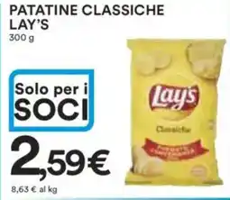 Ipercoop Patatine classiche LAY'S offerta