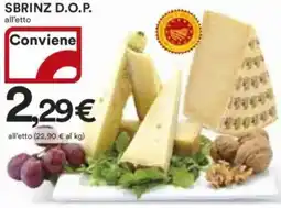 Ipercoop SBRINZ D.O.P. offerta