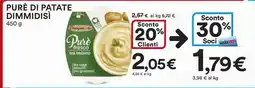 Ipercoop Purè di patate DIMMIDISÌ offerta