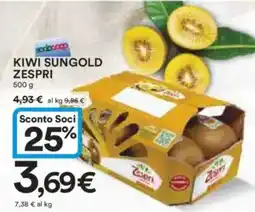 Ipercoop Kiwi sungold ZESPRI offerta