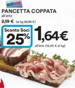 Ipercoop Pancetta coppata offerta
