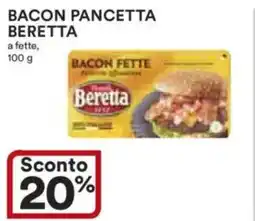 Ipercoop Bacon pancetta BERETTA offerta