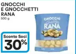 Ipercoop Gnocchi e gnocchetti RANA offerta