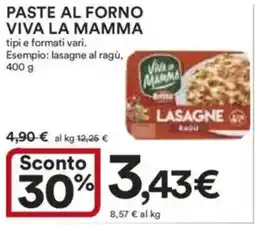Ipercoop Paste al forno VIVA LA MAMMA offerta