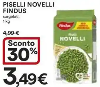 Ipercoop Piselli novelli FINDUS offerta