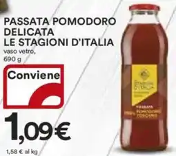 Ipercoop Passata pomodoro delicata LE STAGIONI D'ITALIA offerta