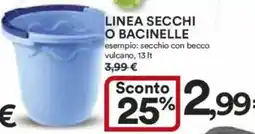 Ipercoop Linea secchi o bacinelle offerta