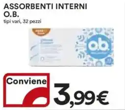 Ipercoop Assorbenti interni O.B. offerta