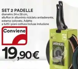 Ipercoop Set 2 padelle offerta