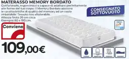 Ipercoop Materasso memory bordato offerta