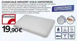 Ipercoop Guanciale memory gold antistress offerta