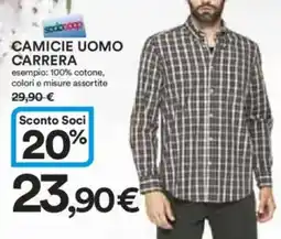Ipercoop Camicie uomo CARRERA offerta
