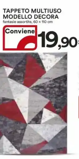 Ipercoop Tappeto multiuso modello decora offerta