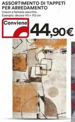 Ipercoop Assortimento di tappeti per arredamento offerta