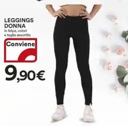 Ipercoop Leggings donna offerta