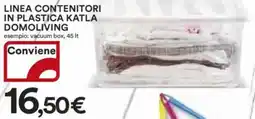 Ipercoop Linea contenitori in plastica katla DOMOLIVING offerta