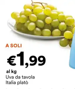 Unes Uva da tavola Italia platò offerta