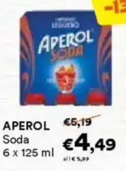 Unes APEROL Soda offerta