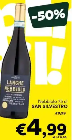 Unes Nebbiolo SAN SILVESTRO offerta