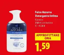 Lidl Felce Azzurra Detergente intimo offerta