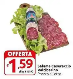 Carrefour Express Salame Casereccio Valtiberino offerta