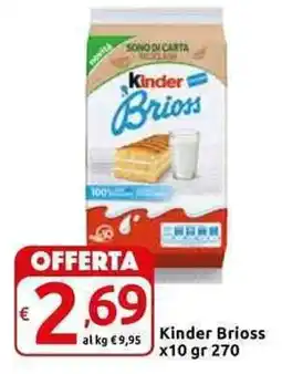 Carrefour Express Kinder Brioss offerta